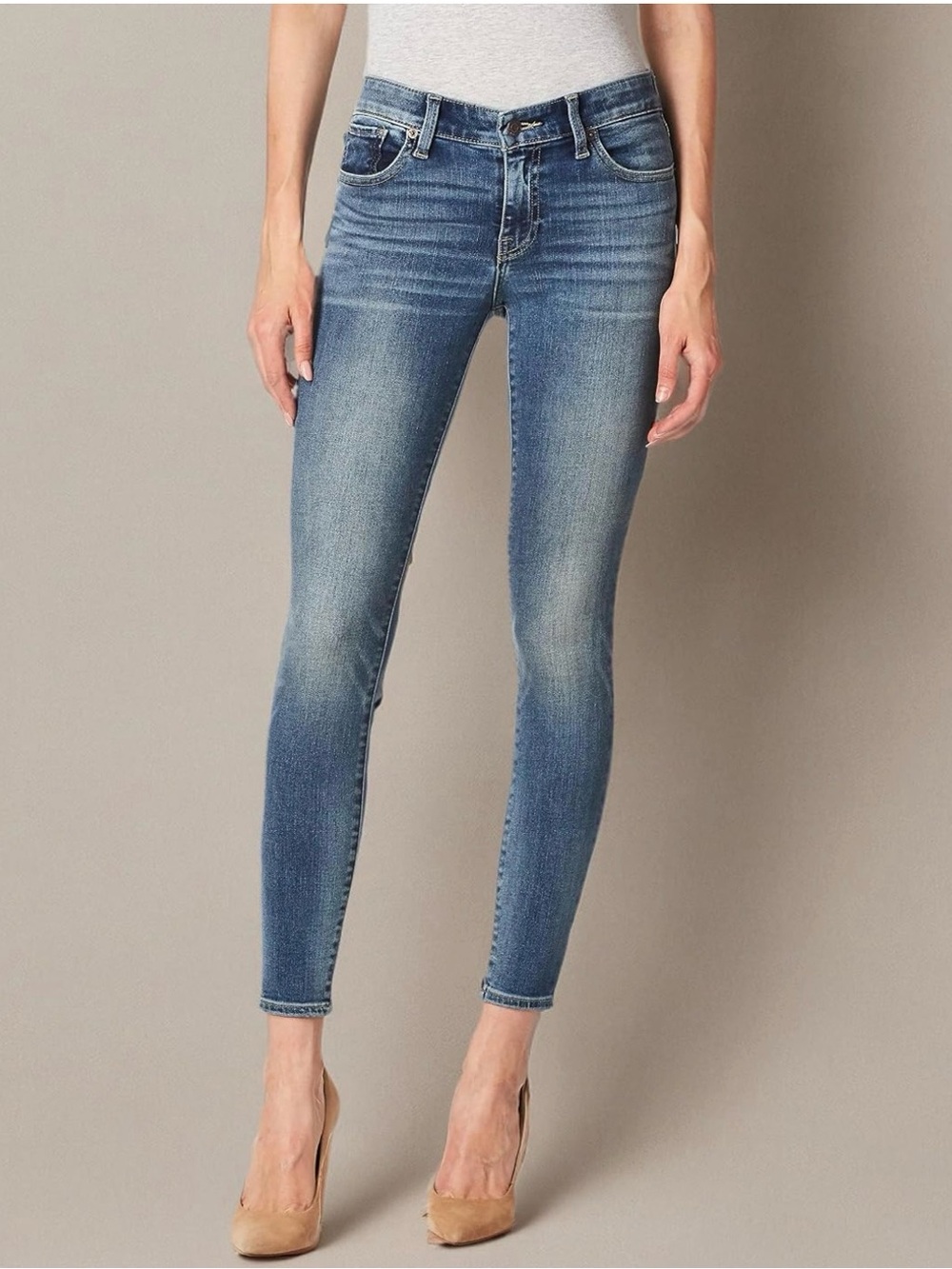 Lucky 🍀 Brand Ava Mid-Rise Skinny Jeans